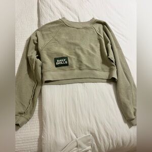 Dd cropped sweatshirt